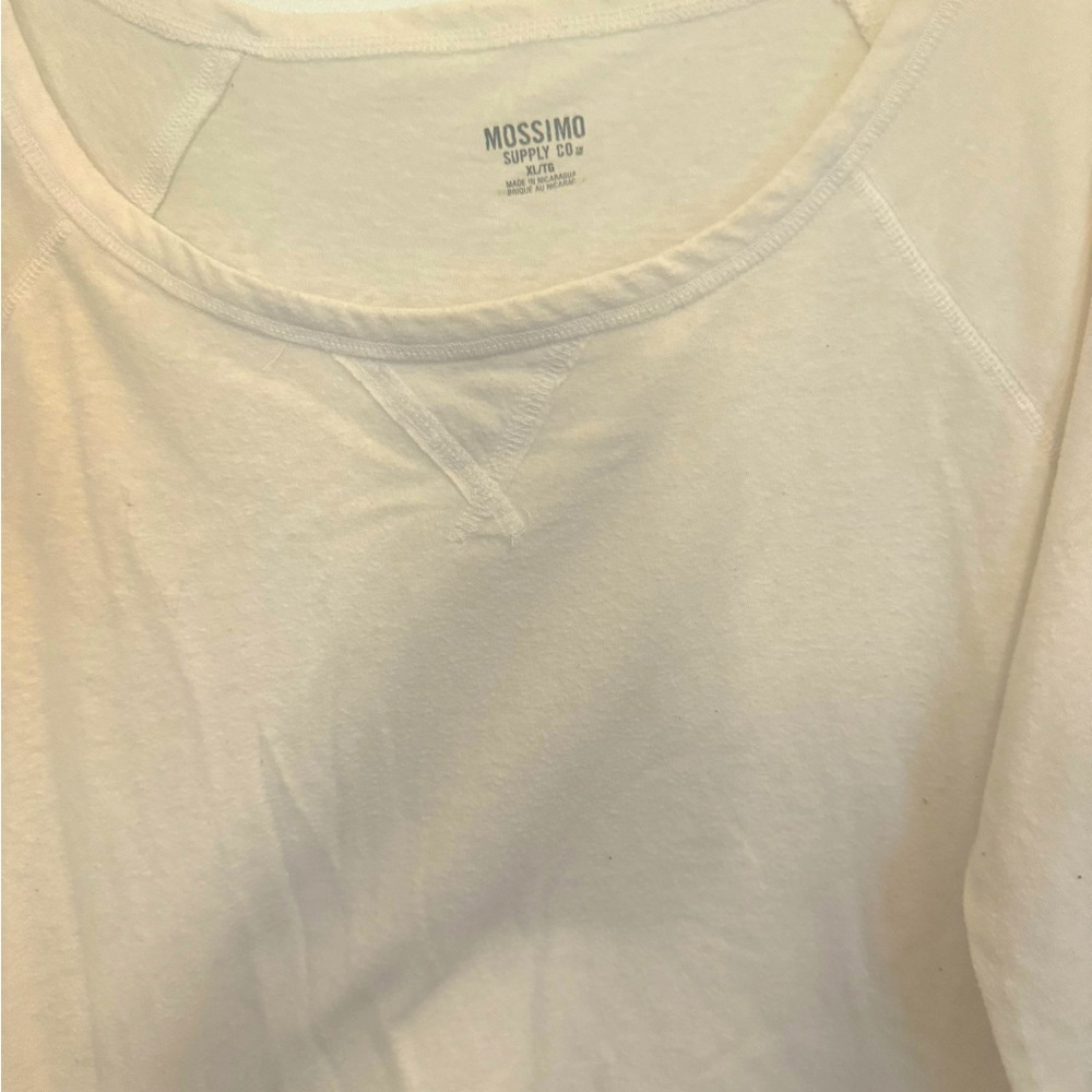 Juniors boatneck pullover top